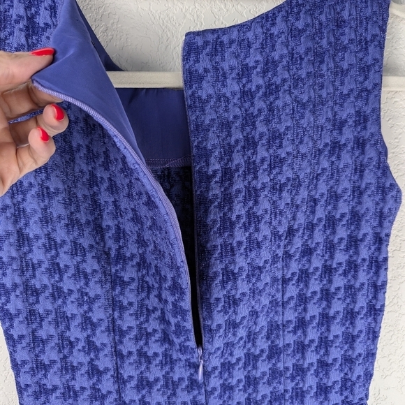 American Apparel Textured Houndstooth Bubble Skirt Preppy Mini Dress Size S - Picture 6 of 10